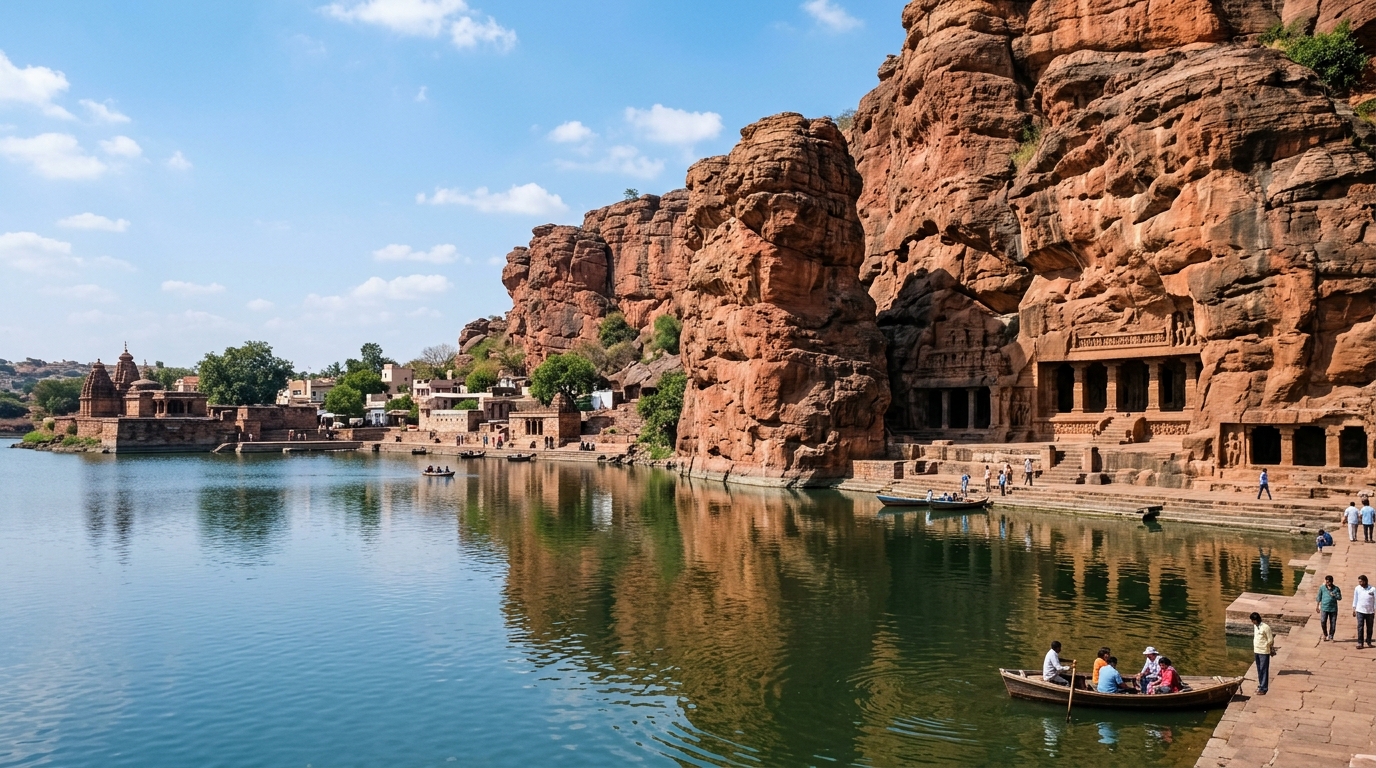 Taxi to Badami from Mangalore Airport