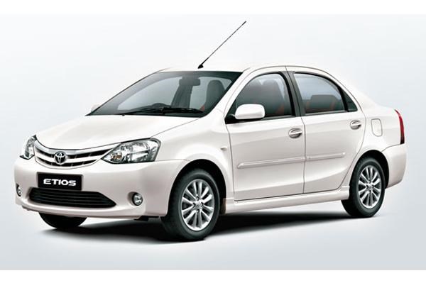 Toyota Etios Sedan taxi cab for airport transfer